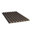 Ekena Millwork AcoustixPro Noise Cancelling Half Round Small Slat Wall Panel SWA0625X0500HRCG - alternate 3